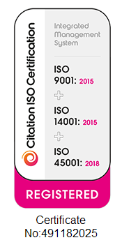 Citation ISO Certification badge. Certificate number: 491182025